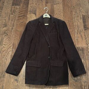 Chocolate corduroy blazer